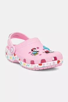 Детские тапочки CLASSIC MICKEY MINNIE FRIENDS CLOG KIDS Crocs, розовый