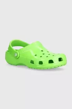 Детские тапочки Classic Neon Highlighter Cg Crocs, зеленый