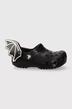 Детские тапочки Crocs 209232 CROCS CLASSIC I AM BAT CLOG T, черный