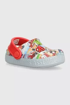 Детские тапочки Crocs Avengers Off Court Clg, серый