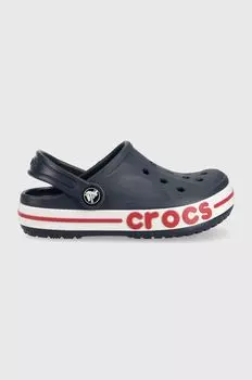 Детские тапочки Crocs BAYABAND KIDS CLOG, темно-синий