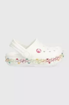 Детские тапочки Crocs, белый