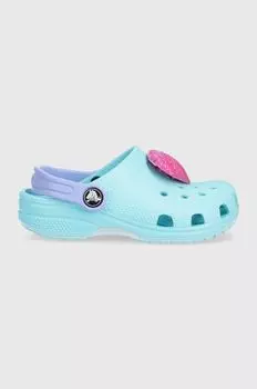 Детские тапочки Crocs, бирюзовый