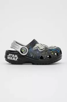 Детские тапочки Crocs, черный