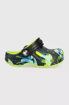 Детские тапочки Crocs, черный