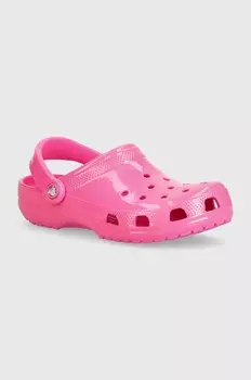 Детские тапочки Crocs Classic Neon Highlighter Cg, розовый
