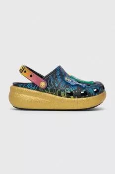 Детские тапочки Crocs CLASSIC RAINBOW HIGH, мультиколор