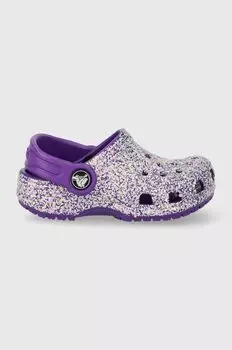 Детские тапочки Crocs, фиолетовый