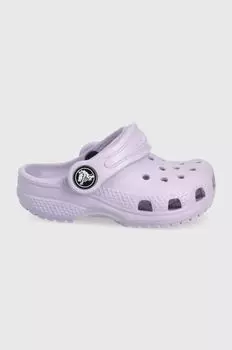 Детские тапочки Crocs, фиолетовый