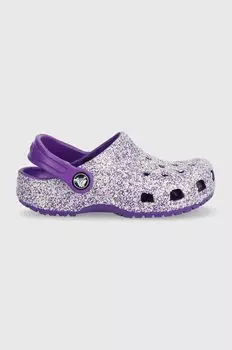 Детские тапочки Crocs, фиолетовый