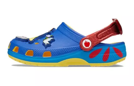 Сабо Crocs Kids, синий/красный/желтый