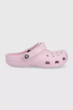 Детские тапочки Crocs, роза
