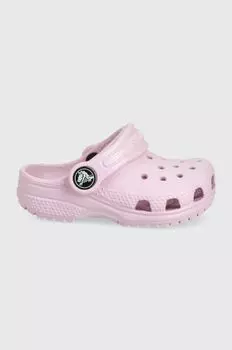 Детские тапочки Crocs, розовый
