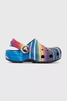 Детские тапочки Crocs, темно-синий