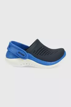 Детские тапочки Crocs, темно-синий