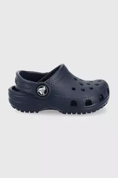 Детские тапочки Crocs, темно-синий