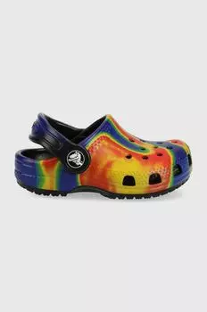Детские тапочки Crocs, темно-синий