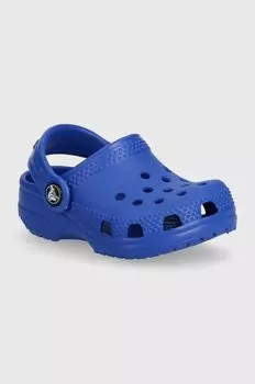 Детские тапочки Crocs, темно-синий