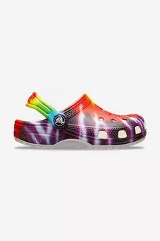 Детские тапочки Crocs Tie Dye Graphic, мультиколор
