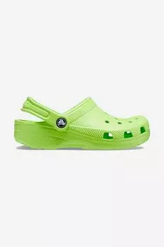 Детские тапочки Crocs, зеленый