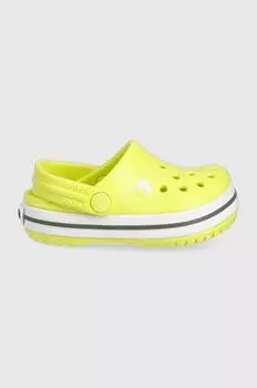 Детские тапочки Crocs, зеленый