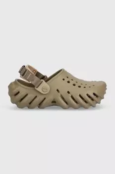 Детские тапочки Crocs, зеленый