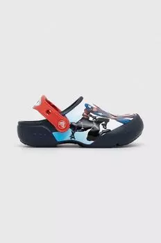 Детские тапочки FL AVENGERS PATCH Crocs, темно-синий