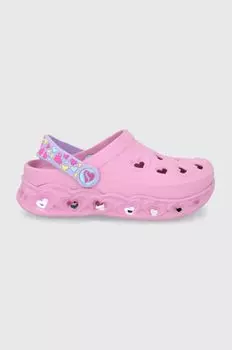Детские тапочки Skechers Foamies, розовый