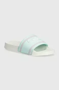 Детские тапочки Slider Logo G Pepe Jeans, бирюзовый