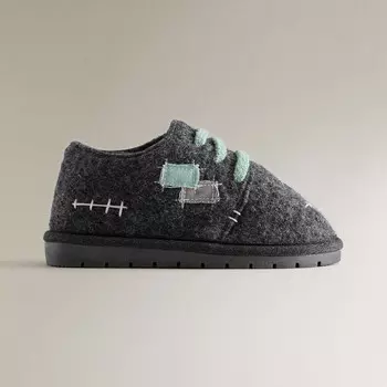 Детские тапочки Zara Home Halloween Frankenstein, серый