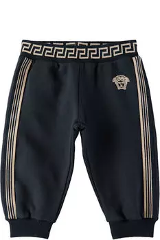 Детские темно-синие спортивные штаны Greca Versace