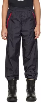 Детские темно-синие спортивные штаны Moncler Enfant