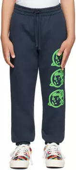 Детские темно-синие спортивные штаны с принтом Billionaire Boys Club