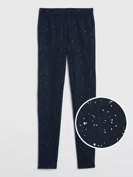 Детские трикотажные леггинсы Gap, синий