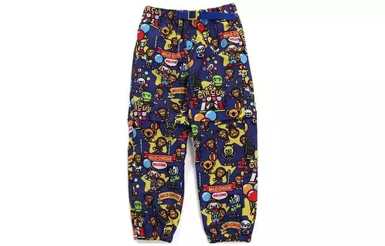 Детские трикотажные спортивные штаны A Bathing Ape, мультиколор