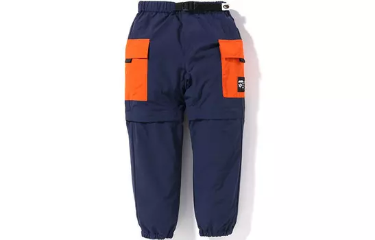 Детские трикотажные спортивные штаны A Bathing Ape, синий