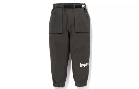 Детские трикотажные спортивные штаны A Bathing Ape, зеленый