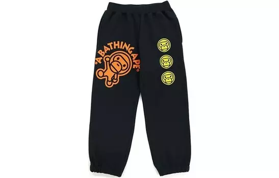 Детские трикотажные спортивные штаны A Bathing Ape, зеленый