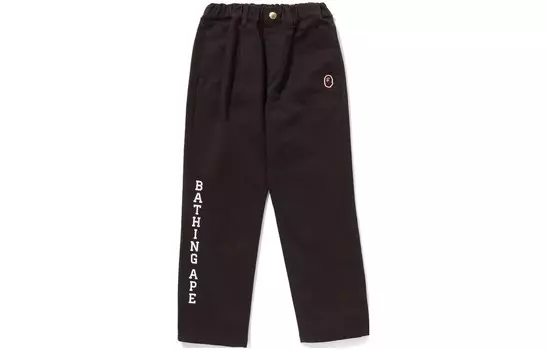 Детские трикотажные спортивные штаны A Bathing Ape, коричневый