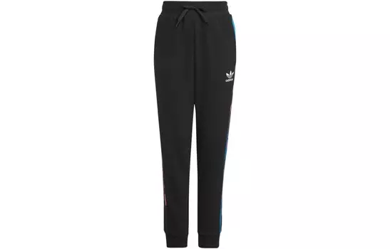 Детские трикотажные спортивные штаны Adidas Originals, черный
