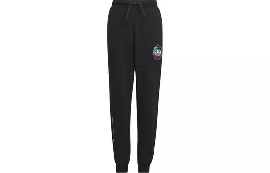 Детские трикотажные спортивные штаны Adidas Originals, цвет Black