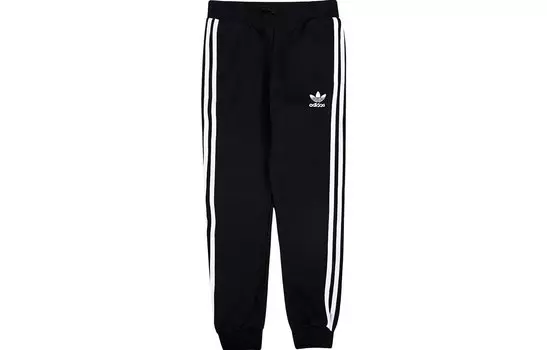 Детские трикотажные спортивные штаны Adidas Originals, цвет Black