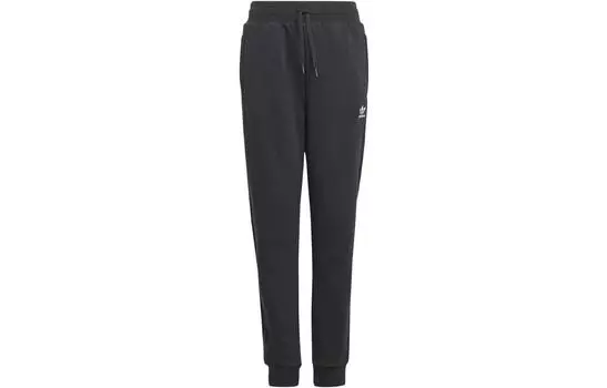 Детские трикотажные спортивные штаны Adidas Originals, цвет Black
