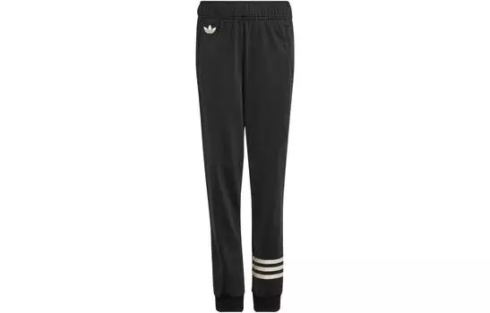 Детские трикотажные спортивные штаны Adidas Originals, цвет Black