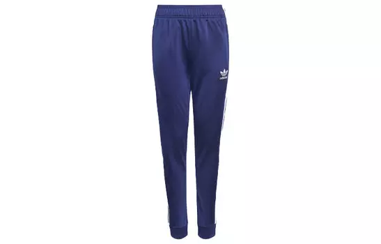 Детские трикотажные спортивные штаны Adidas Originals, цвет Blue