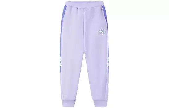 Детские трикотажные спортивные штаны Anta, цвет Taro Purple