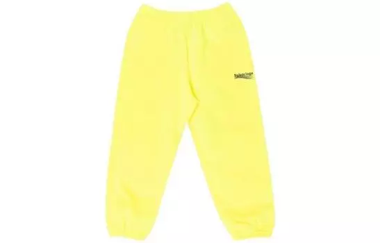 Детские спортивные штаны Balenciaga, желтый