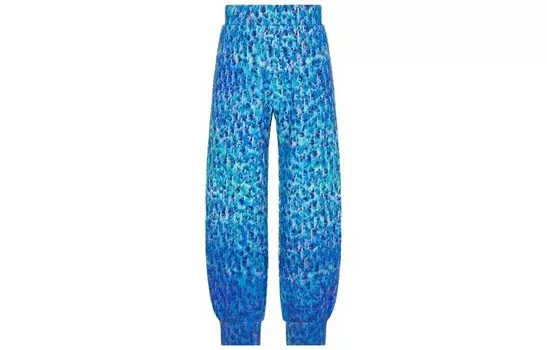 Детские трикотажные спортивные штаны Dior, синий