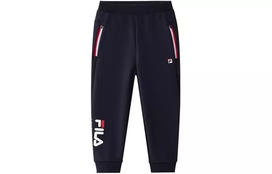 Детские трикотажные спортивные штаны FILA, цвет Blue