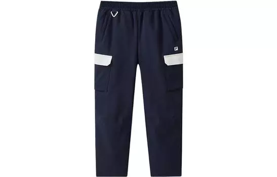 Детские трикотажные спортивные штаны FILA, цвет Blue